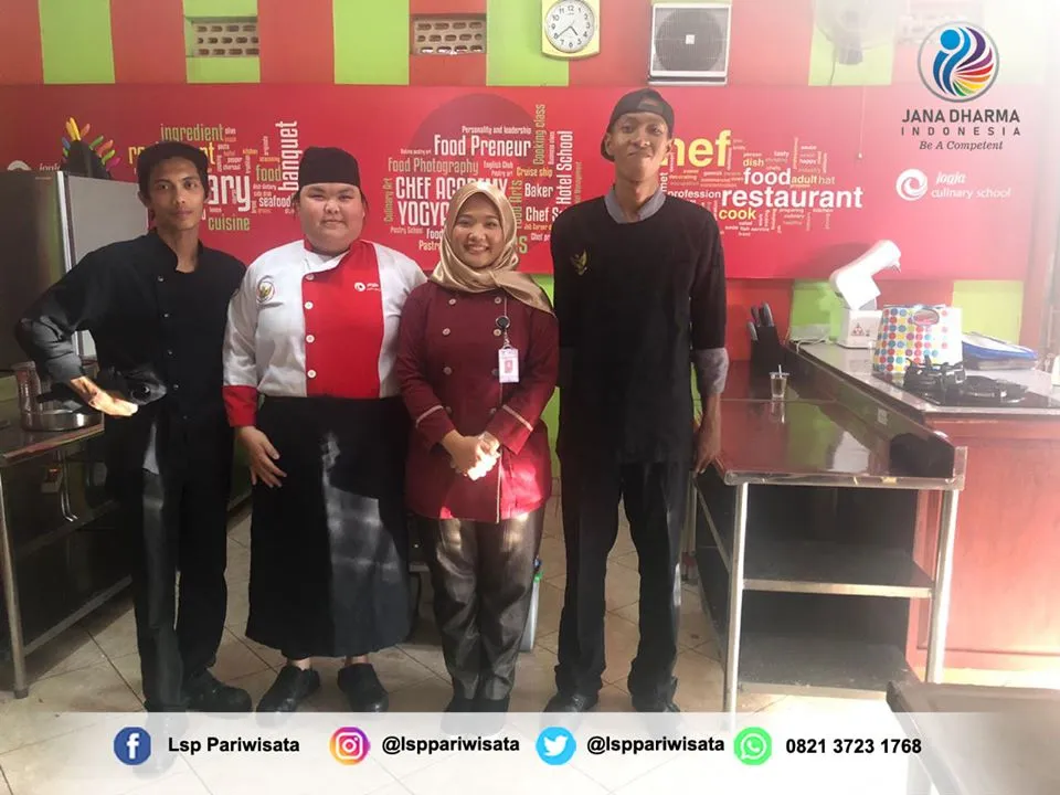 LSP Pariwisata Gelar Sertifikasi Demi Chef di LKP Jogja Culinary School