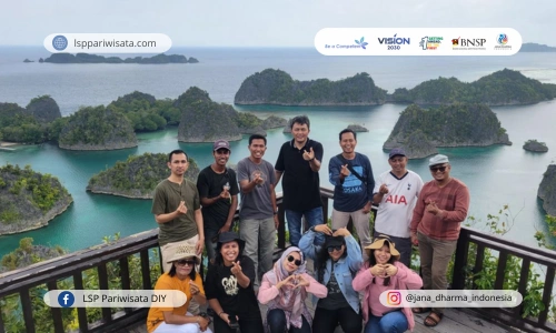 LSPP Jana Dharma Indonesia Bekerjasama Dengan Keraton Yogyakarta dan Taman Sari Menggelar Sertifikasi Pramuwisata BNSP