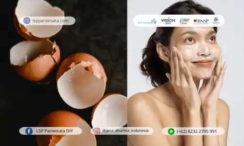 cara membuat masker cangkang telur