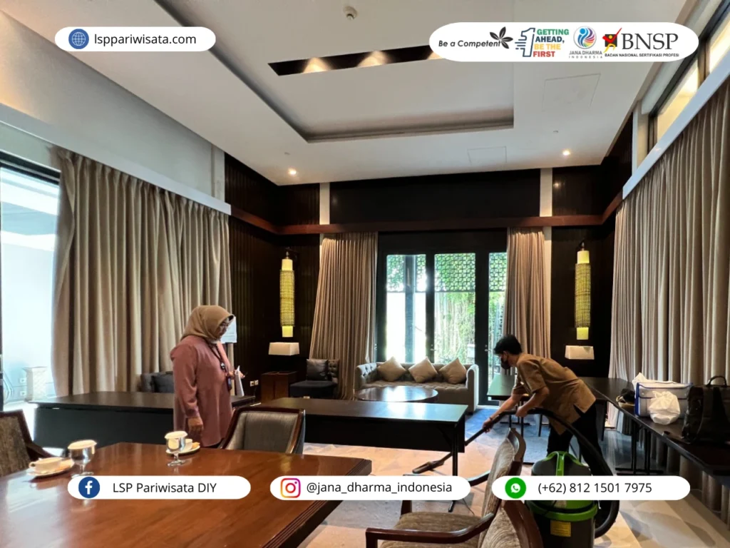 Proses mendapatkan sertifikasi public area cleaning