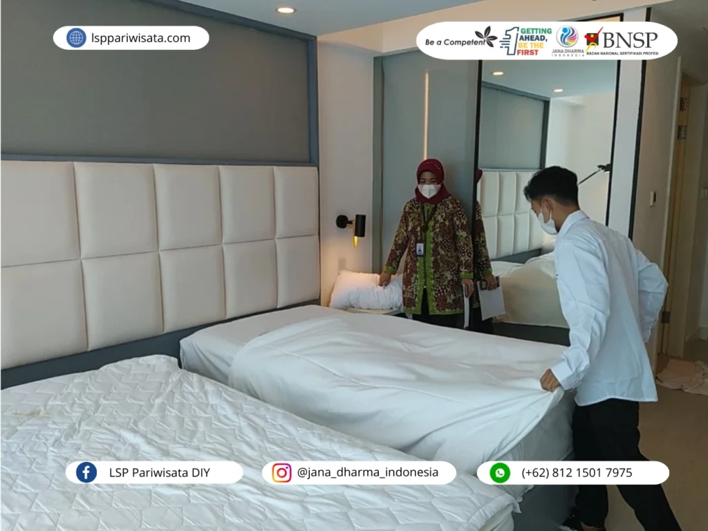 peluang dalam kemajuan karir pekerjaan room attendant yang bersertifikat