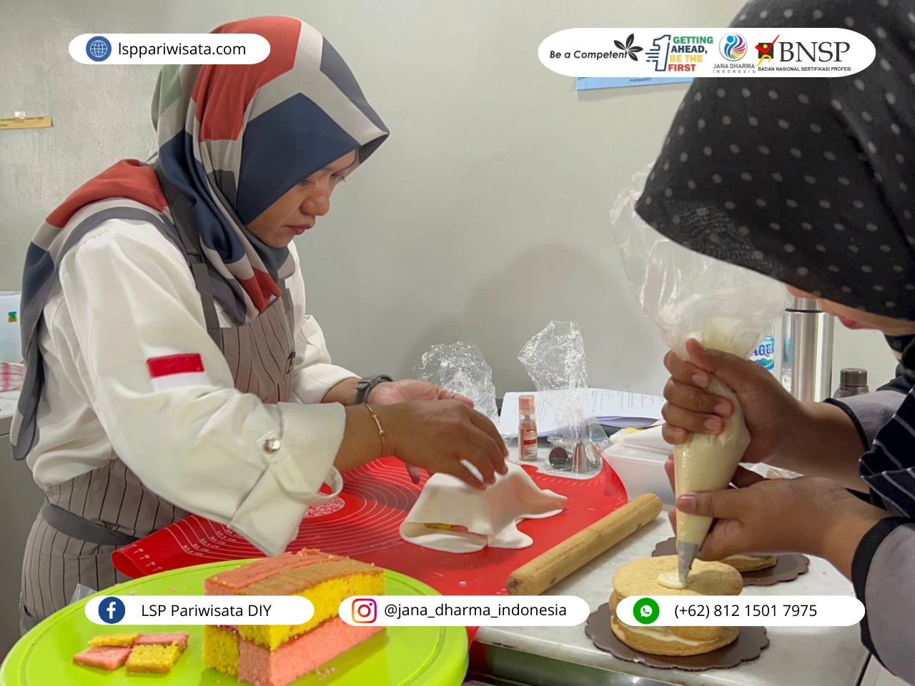 pengembangan keterampilan kreatif dalam menciptakan pastry di Sertifikasi Commis Pastry