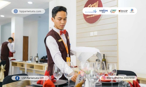 Langkah-langkah Pendaftaran Sertifikasi Waiter di LSP Pariwisata Jana Dharma Indonesia
