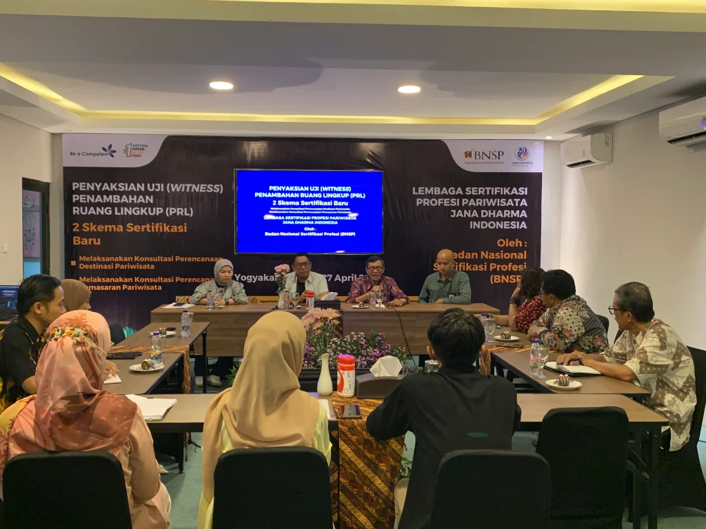 LSP Pariwisata Jana Dharma Indonesia Meluncurkan Dua Skema Baru