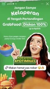 grab promo pertandingan timnas indonesia