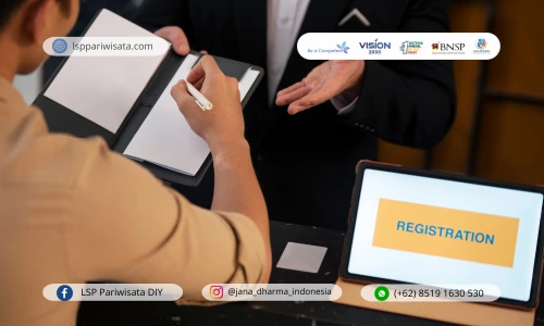 sertifikasi Registration Crew LSP Pariwisata Jana Dharma Indonesia Terbaik