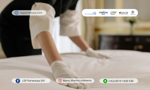 raih karir perhotelan bintang lima impianmu dengan sertifikasi housekeeping dari LSPP JDI