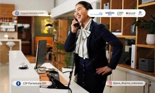 Jadi Receptionist unggul Di era Digital dengan sertifikasi hospitality