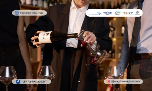 Sertifikasi Sommelier untuk ahli anggur profesional dari LSPP Jana Dharma Indonesia